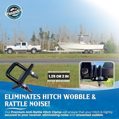 WAVESRX Anti-Rattle Hitch Tightener Clamp - Image 2