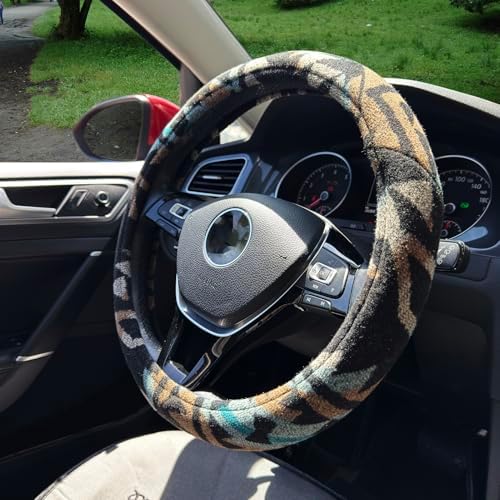 Universal 15inch Ethnic Style Baja Blanket Steering Wheel Cover - Image 2