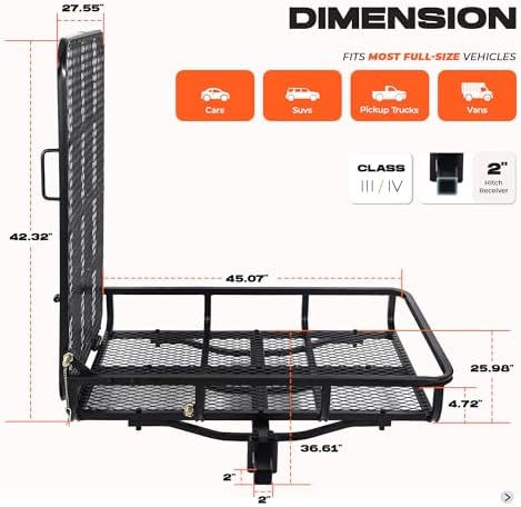 ALMULOO Hitch Mount Carrier - Image 2