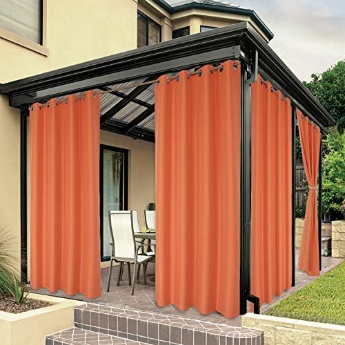 BONZER Outdoor Curtains for Patio Waterproof Thick by Bonzer