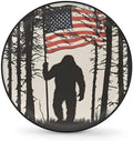 Rv Spare Tire Cover Wheel Bigfoot Forest Flag Tire Covers Wheel Protectors by FengQuGou