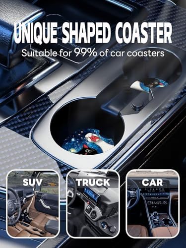 WOCOCN Car Coasters, Cup Holder Coasters - Image 6