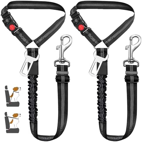 Vehicle Harnesses, 2 in1 Dog Belts by DVEDO