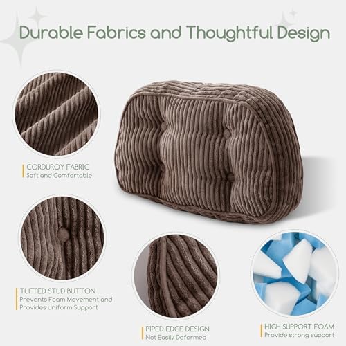 HIGOGOGO Lumbar Support Pillow for Recliner Chair/Accent Chair/Couch/Office - Image 4