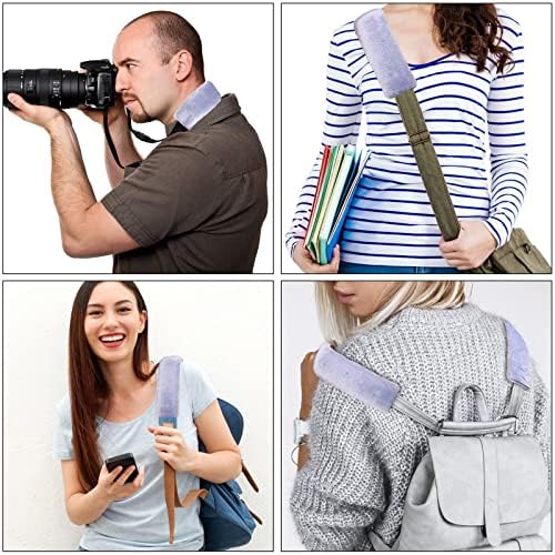 Boao 4 Pack Sheepskin Seat Belt Cover Shoulder Pad - Image 5
