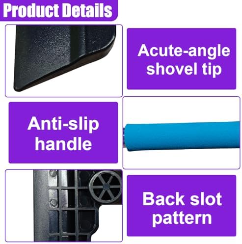 2PCS Ice Scrapers for Car Windshield, Soft No Scratch Snow Frost Removal Tool - Image 3