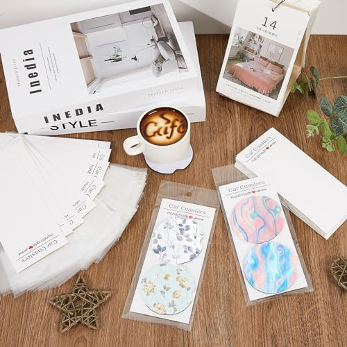 Tioncy 400 Pcs Sublimation Car Coaster Blank Set Packaging - Image 4