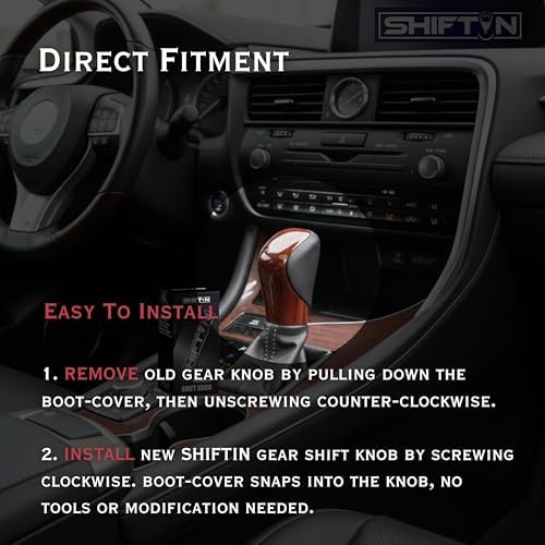 Gear Shift Knob Shifter for Lexus ES GS GX IS-350 NX RC RX 200t 250 300 300h - Image 4