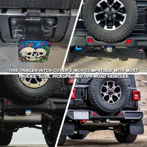 2" Trailer Hitch Cover Rubber Receiver Tube Cap Trailer Hitch Covers - Image 5