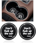 Ziciner 2 Pack Bling Car Cup Holder Coaster, 2.75 Inch Anti-Slip Auto Insert by Ziciner