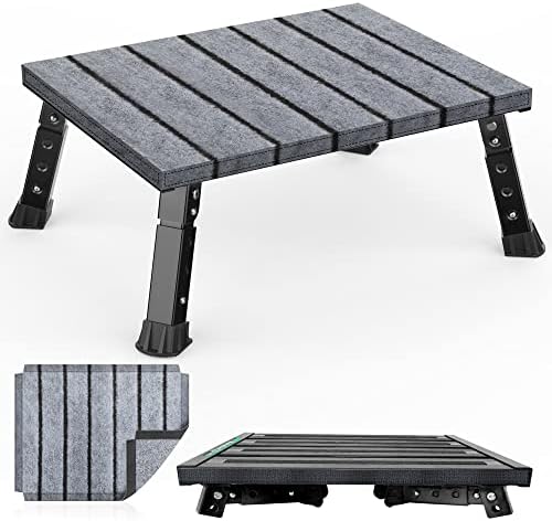 Marudina Adjustable RV Step Stool w/Cover, Large Platform by Marudina-Makeyourlifebetter