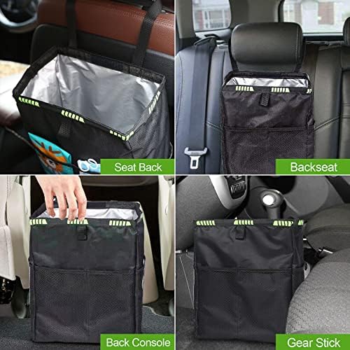 Car Trash Can, Car Trash Bag Hanging, 3.5 Gallons Ultra Large Capacity - Image 3