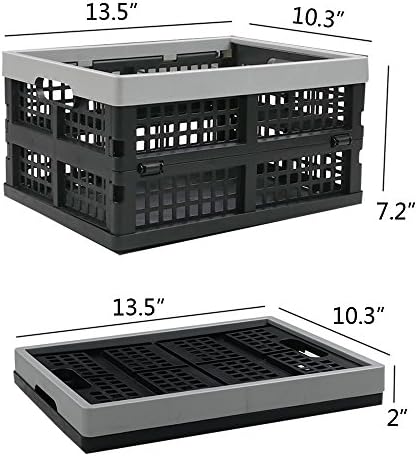 16-Liter Collapsible Storage Crates/Folding Milk Basket - Image 2