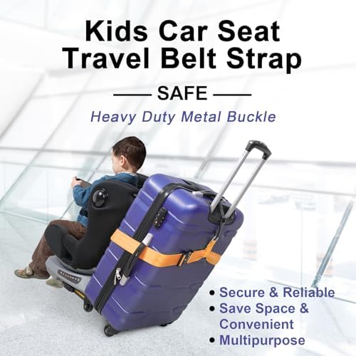 Vigorport Travel Belt, Luggage Strap Convert Carry-on Luggage into Airport - Image 5