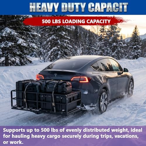 61x25x16 Foldable Hitch Cargo Carrier - Image 2