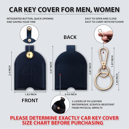 Leather Key Sleeve for Broken Car Key Loop Replacement - Image 2
