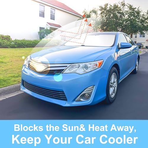 Windshield Sun Shade for 2012-2017 Toyota Camry Accessories - Image 6