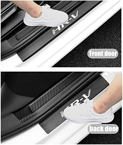 LEXLEY for 2023 2024 2025 2026 HRV HR-V Carbon Fiber Style Leather Door Sill - Image 2