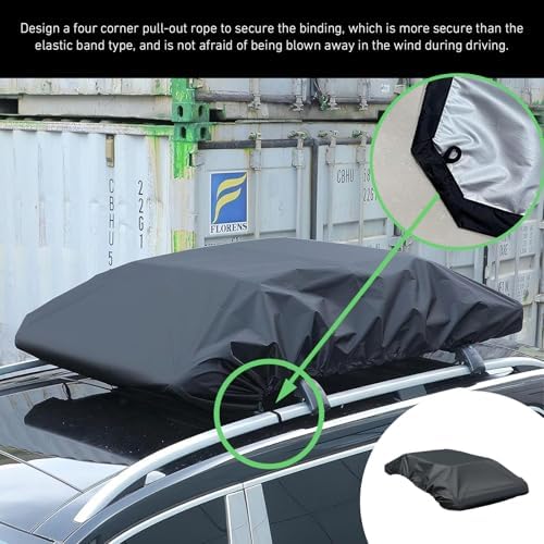 Car Roof Rack Cover, 74.8" x 57" Waterproof Vehicle Rooftop Luggage Cover - Image 4