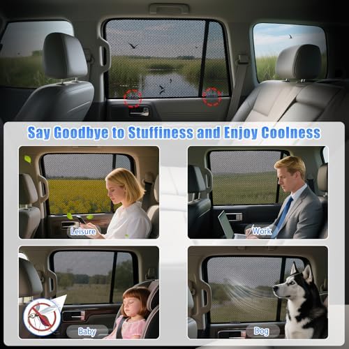 ZATOOTO Toyota 4Runner Window Shades 2017-2024, Blocks 99% UV Rays & Heat - Image 4