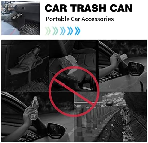 Homelove Car Trash Can, Leak-Proof Waterproof Trash Bin Collapsible Portable - Image 2