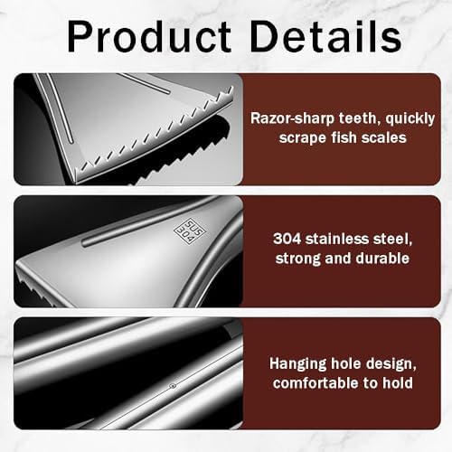 Ouliget Ice Scraper for Fridge Freezer, Handheld Serrated Ice Crusher Spoon - Image 4