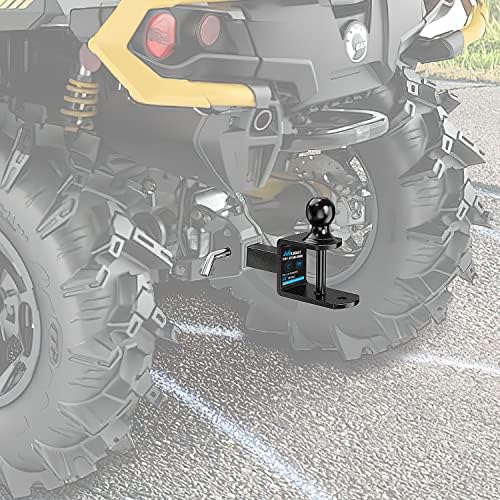 Nilight ATV UTV Trailer Hitch 3-in-1 Fits 1-1/4" Receiver - Image 7