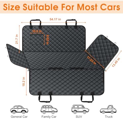 NECKORY Waterproof Dog Car Seat Cover - Image 2