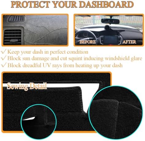 Yiz Dash Cover Mat Pad Fit for Toyota Camry 2018-2024 Z12B - Image 5