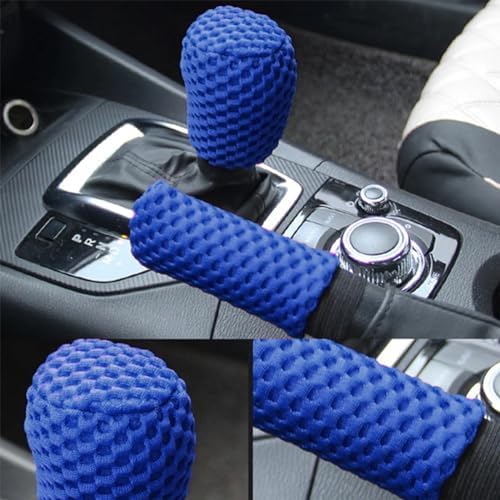 AUCELI 2 Pack Car Gear Shift Knob Cover & Handbrake Cover, Automotive Anti-Slip - Image 5