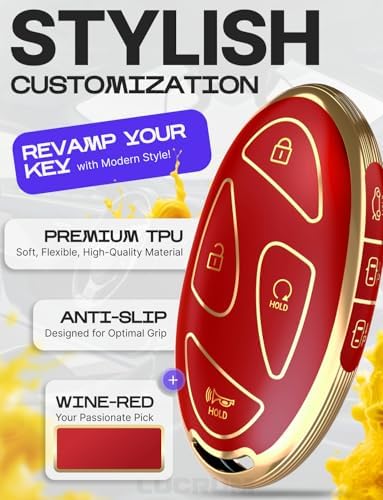Lucrum Compatible with Hyundai Key Fob Cover & Keychain - Image 3