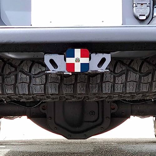 Trailer Hitch Cover 2 Inch Dominican Republic Flag, Dominican National Flag - Image 6