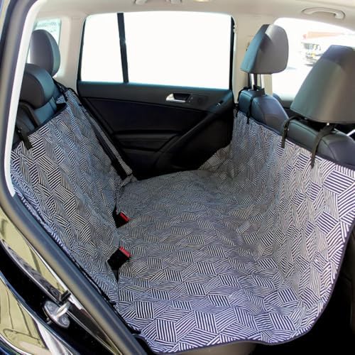 Molly Mutt Dark Gray Dog Car Seat Cover, GOTS-Certified Cotton by MollyMutt