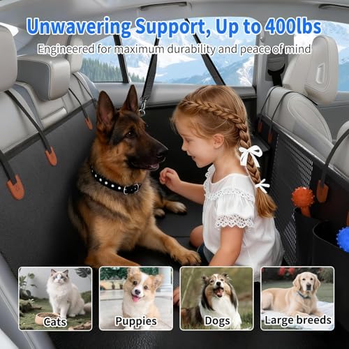 Back Seat Extender, Dog Car Seat Cover - Image 4