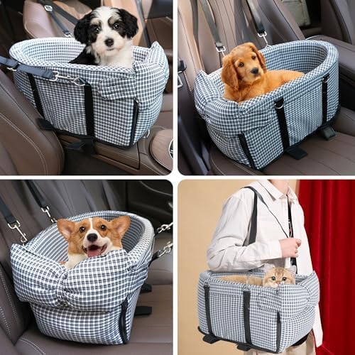 Center Console Dog Car Seat Dog Bed - Image 6