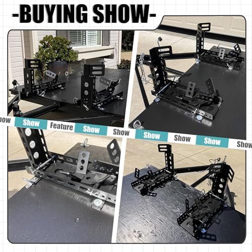 ECOTRIC Motorcycle Wheel Chock Trailer, Adjustable Motorcycle Front Tire - Image 6