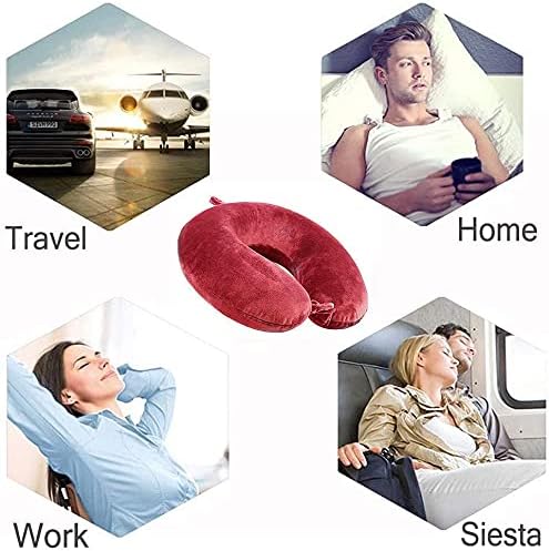 Travel Pillow - Memory Foam Neck Pillow Support Pillow, Luxury Compact & - Image 4