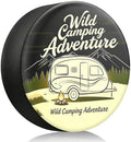 RV Spare Tire Cover Wild Camper Adventure 16in Waterproof Universal Fit by THELIGHTOFLIFE
