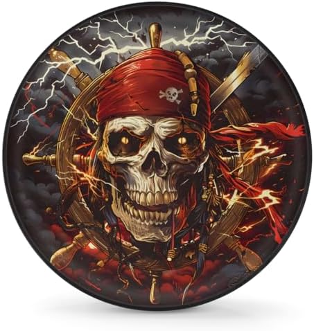 Rv Spare Tire Cover Wheel Pirate Skull Funny Tire Covers Wheel Protectors by FengQuGou