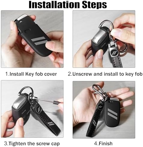 YOSRTER Key Fob Cover with Keychain - Image 5