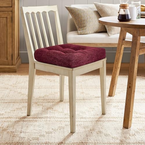 downluxe Chair Cushions for Dining Chairs 4 Pack, Tufted Indoor Chair Pads - Image 7