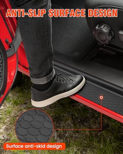 Door Sill Guards Kit Fits 2018-2026 Jeep Wrangler JL JLU Unlimited & JT - Image 3