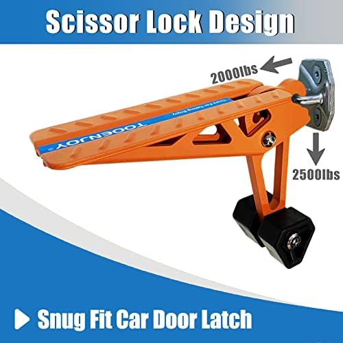 TOOENJOY Universal Fit Car Door Step, Foldable Roof Rack Door Step Up on Door - Image 6