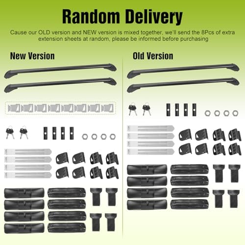 Universal Car Roof Rack, 42.91in-44.88in Adjustable Roof Rack Cross Bars - Image 5