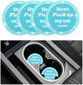 4 PCS Bling Car Cup Coaster, 2.75 Inch Anti-Slip Cup Holder Insert Coasters by Sylvil