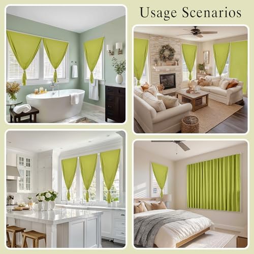100% Blackout Magic Tape Stick On Curtains Window Shades Pull Down Blackout - Image 6