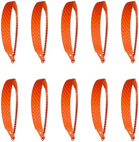 10pcs Auto Anti Skid Straps Vehicle Tire Grip Straps Set Offering on Snow by Unknown