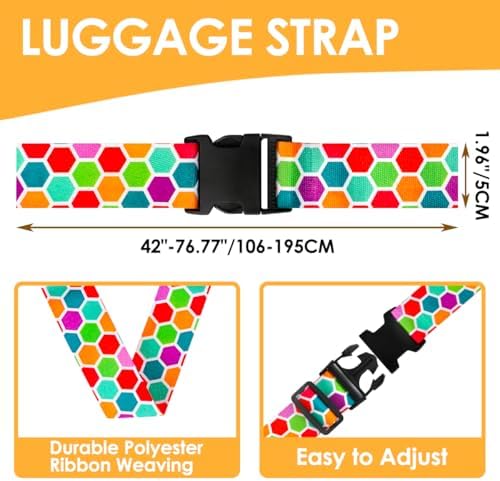 Gutsdoor Adjustable Travel Luggage Strap Suitcase Belt Travel Bag Accessories - Image 2