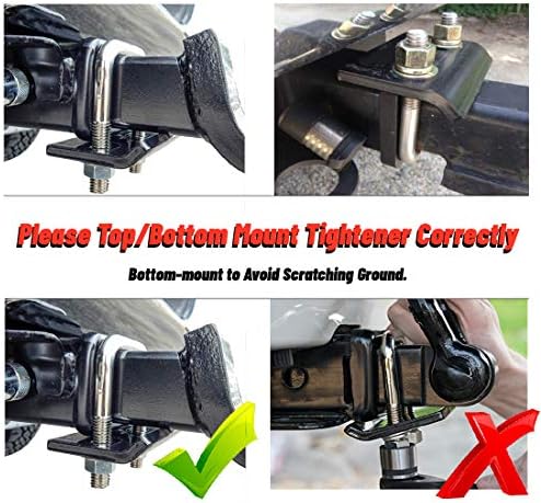 CZC AUTO Hitch Tightener Anti Rattle 304 Stainless Steel - Image 5