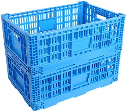 Collapsible Storage Bin/Containe，43 Liter Transfer box, crate Transit storage - Image 2